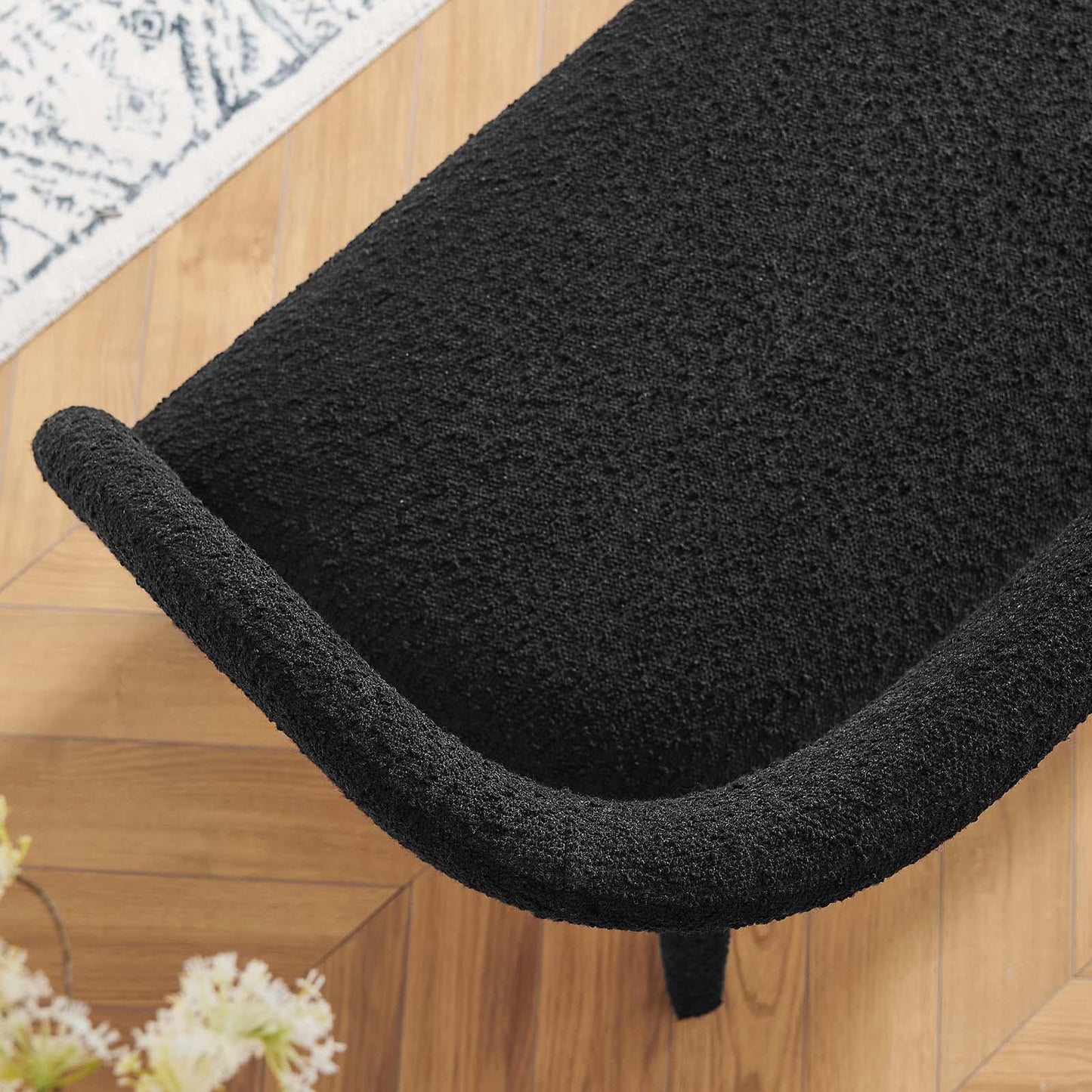 Modway Pinnacle Boucle Fabric Accent Bench, EEI-6571 FredCo