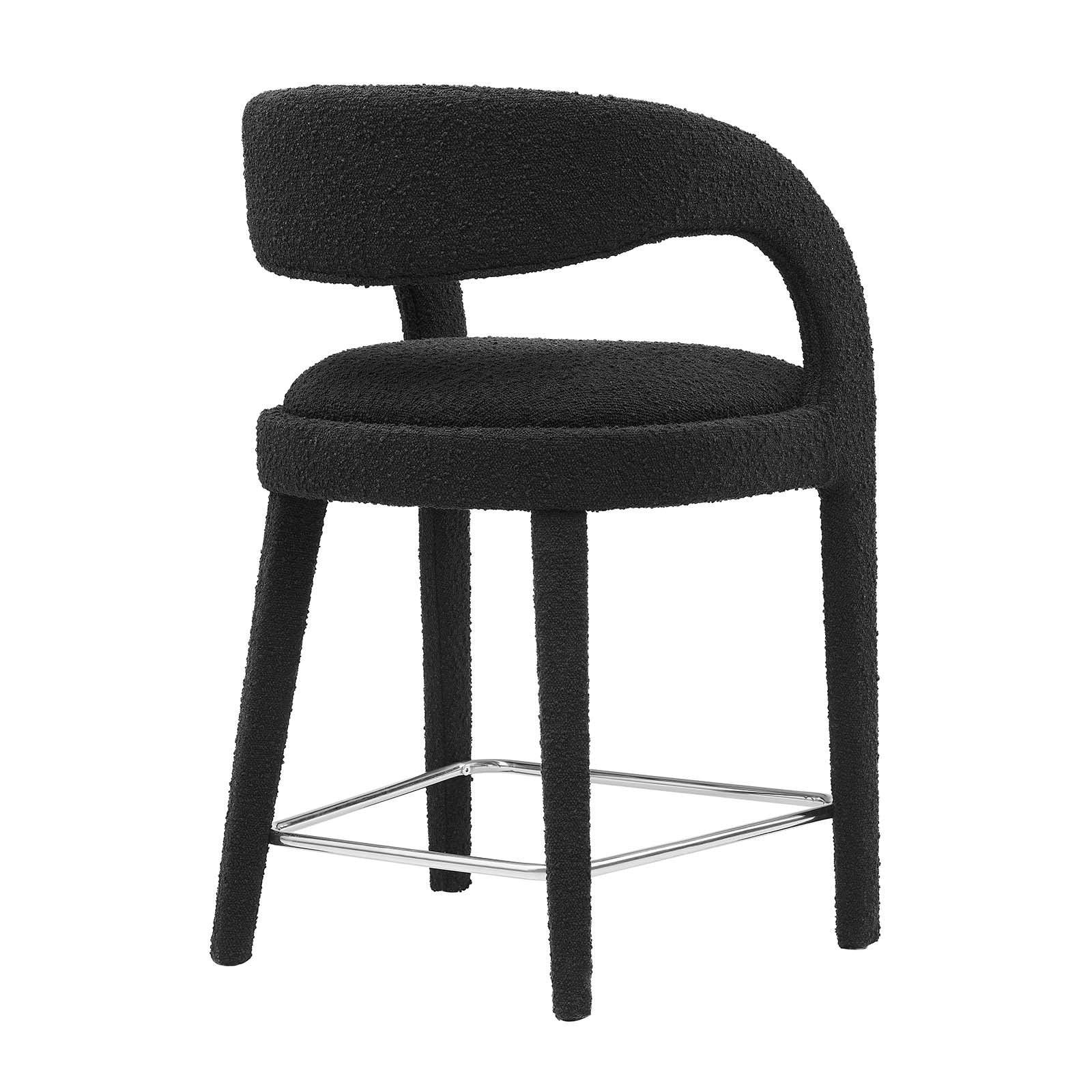 Modway Pinnacle Boucle Upholstered Counter Stool Set of Two, EEI-6565 FredCo