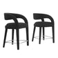 Modway Pinnacle Boucle Upholstered Counter Stool Set of Two, EEI-6565 FredCo