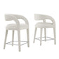 Modway Pinnacle Boucle Upholstered Counter Stool Set of Two, EEI-6565 FredCo