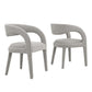 Modway Pinnacle Boucle Upholstered Dining Chair Set of Two, EEI-6562 FredCo
