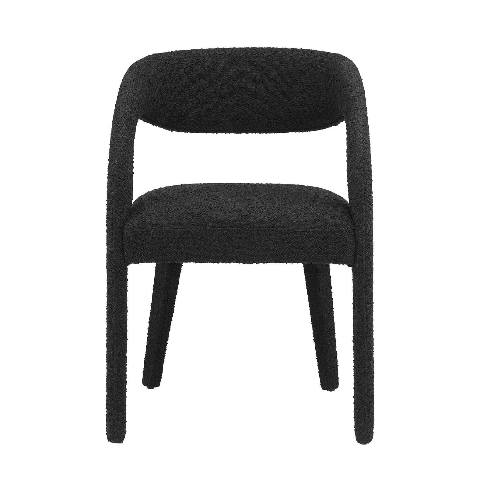 Modway Pinnacle Boucle Upholstered Dining Chair Set of Two, EEI-6562 FredCo