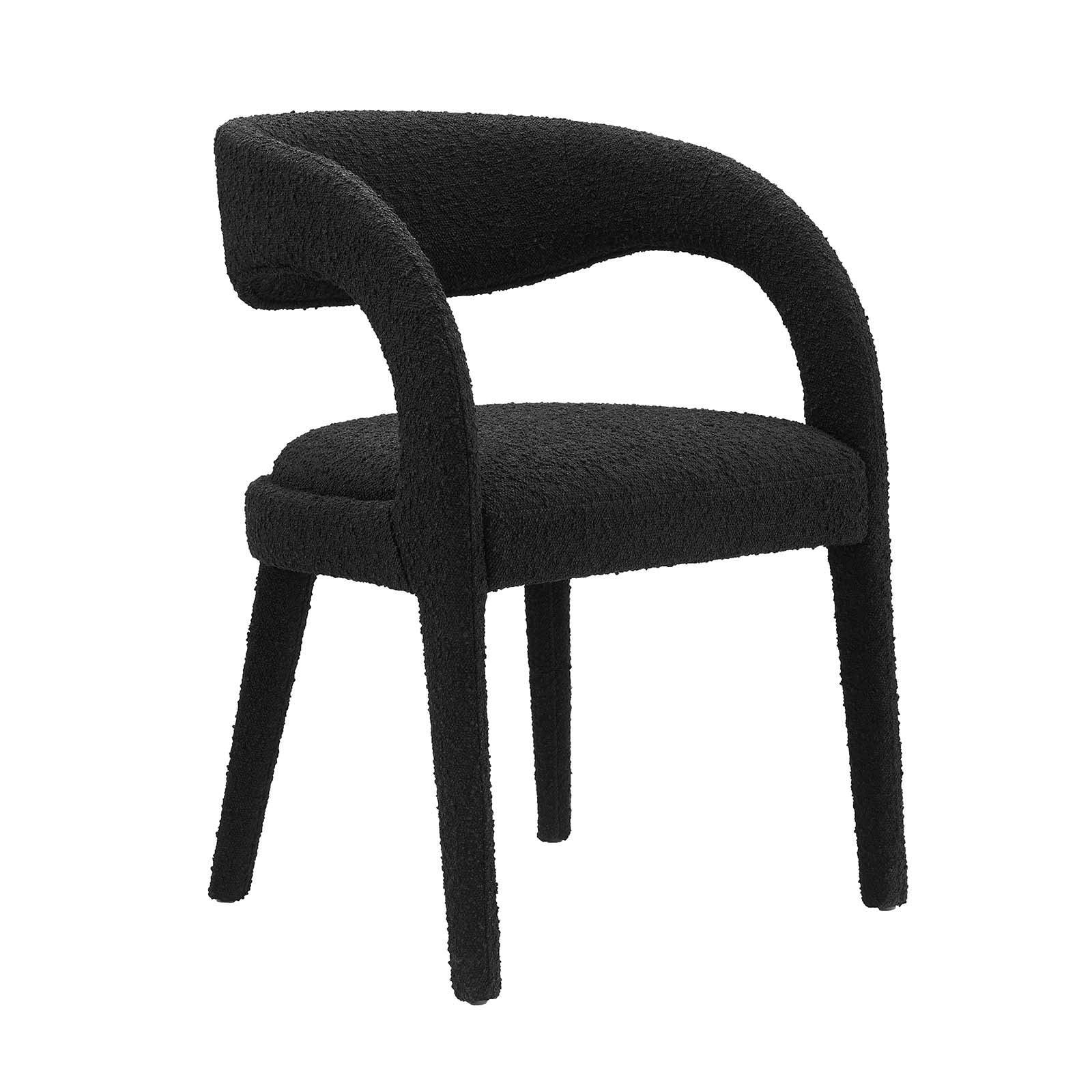 Modway Pinnacle Boucle Upholstered Dining Chair Set of Two, EEI-6562 FredCo