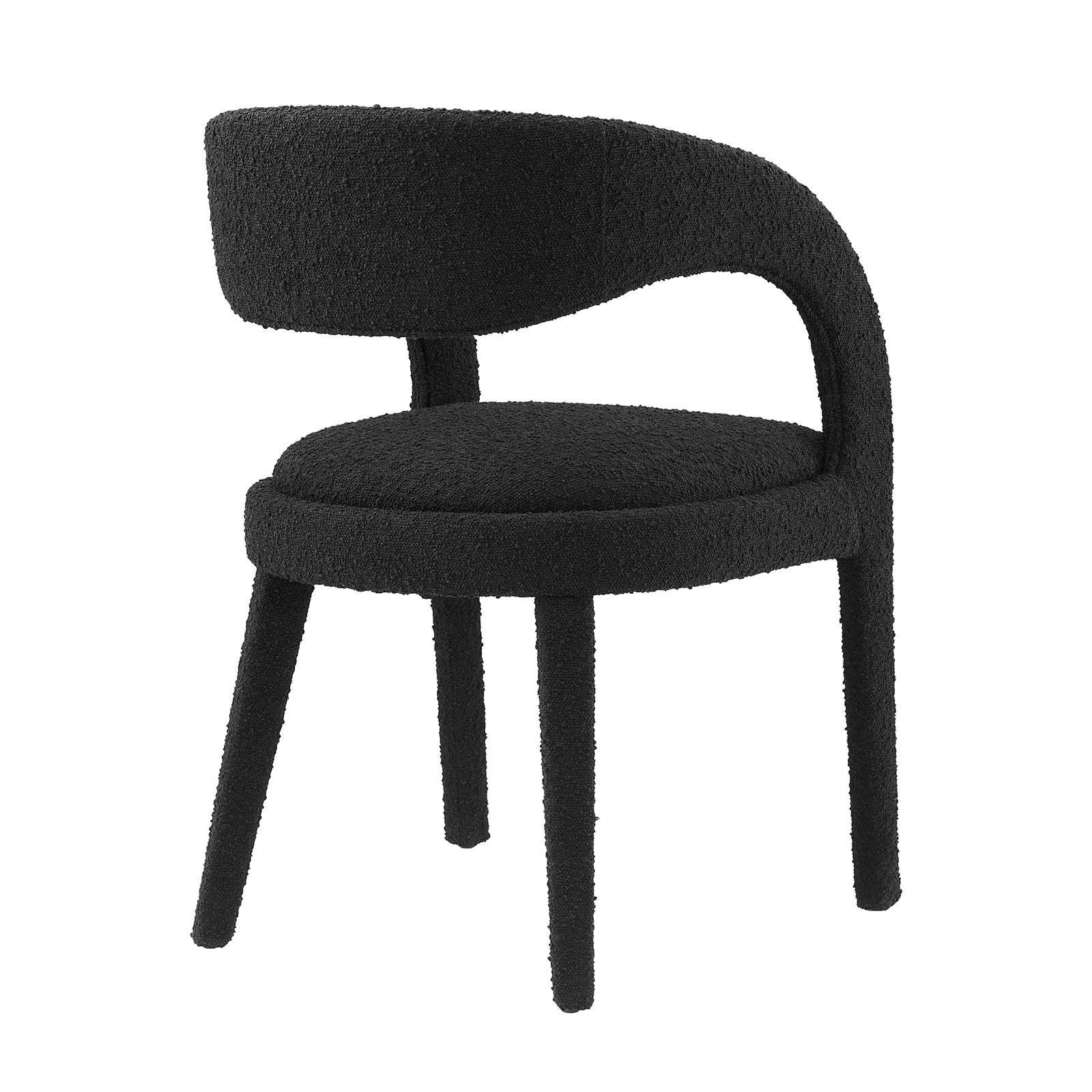 Modway Pinnacle Boucle Upholstered Dining Chair Set of Two, EEI-6562 FredCo