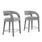 Modway Pinnacle Performance Velvet Counter Stool Set of Two, EEI-6566 FredCo