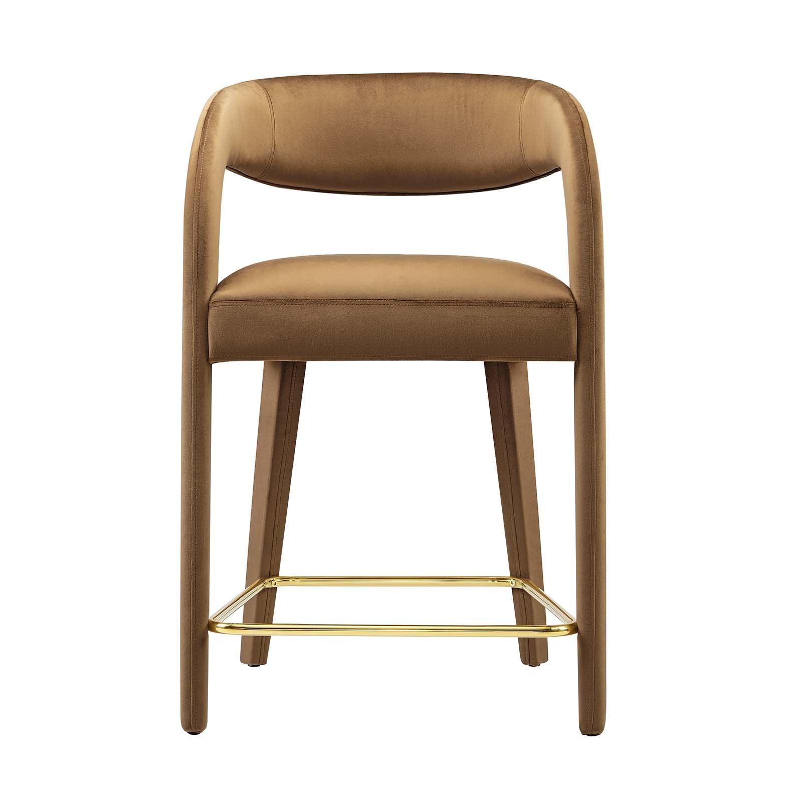 Modway Pinnacle Performance Velvet Counter Stool Set of Two, EEI-6566 FredCo