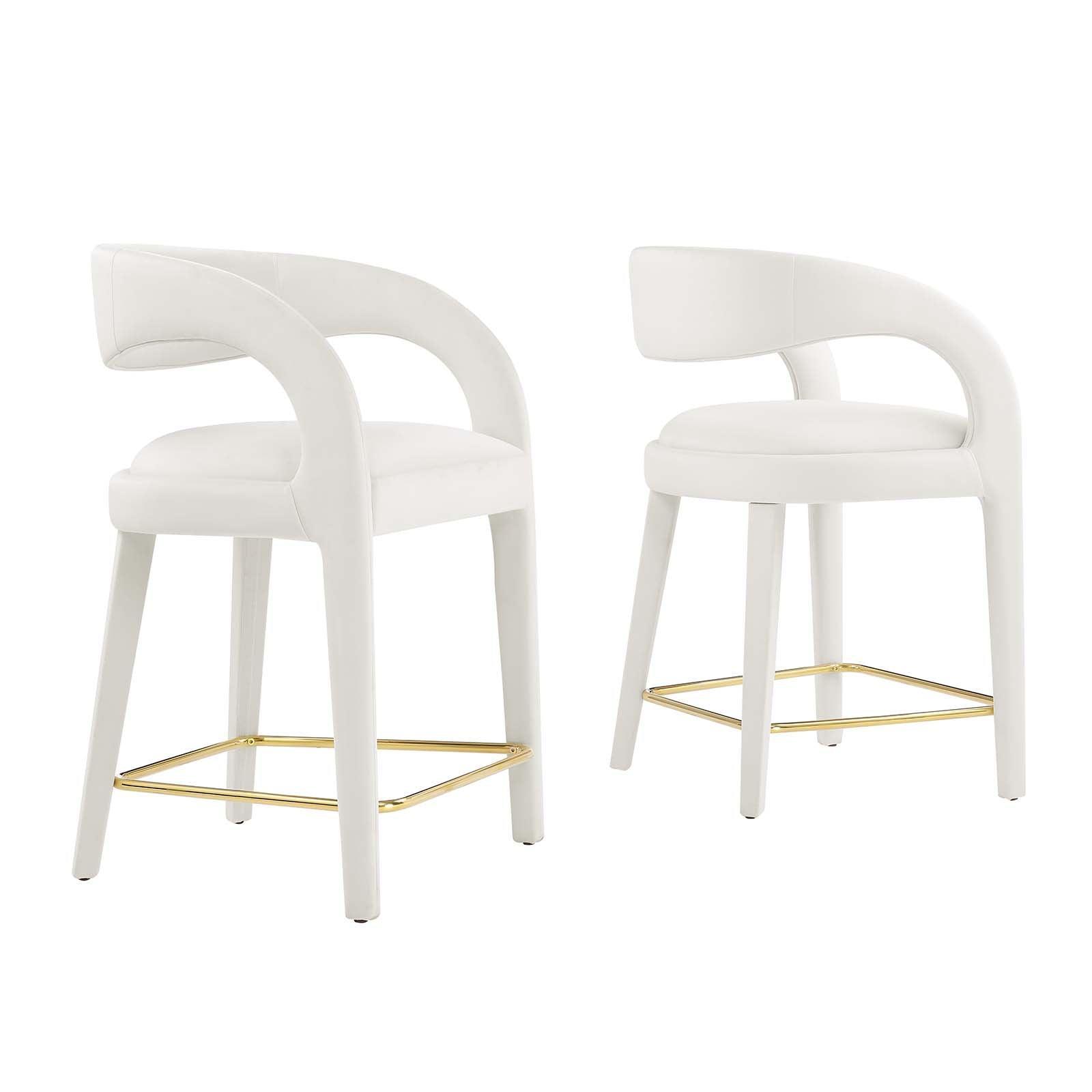 Modway Pinnacle Performance Velvet Counter Stool Set of Two, EEI-6566 FredCo