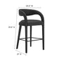 Modway Pinnacle Vegan Leather Bar Stool Set of Two, EEI-6567 FredCo