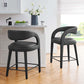 Modway Pinnacle Vegan Leather Counter Stool Set of Two, EEI-6564 FredCo
