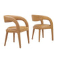 Modway Pinnacle Vegan Leather Dining Chair Set of Two, EEI-6561 FredCo