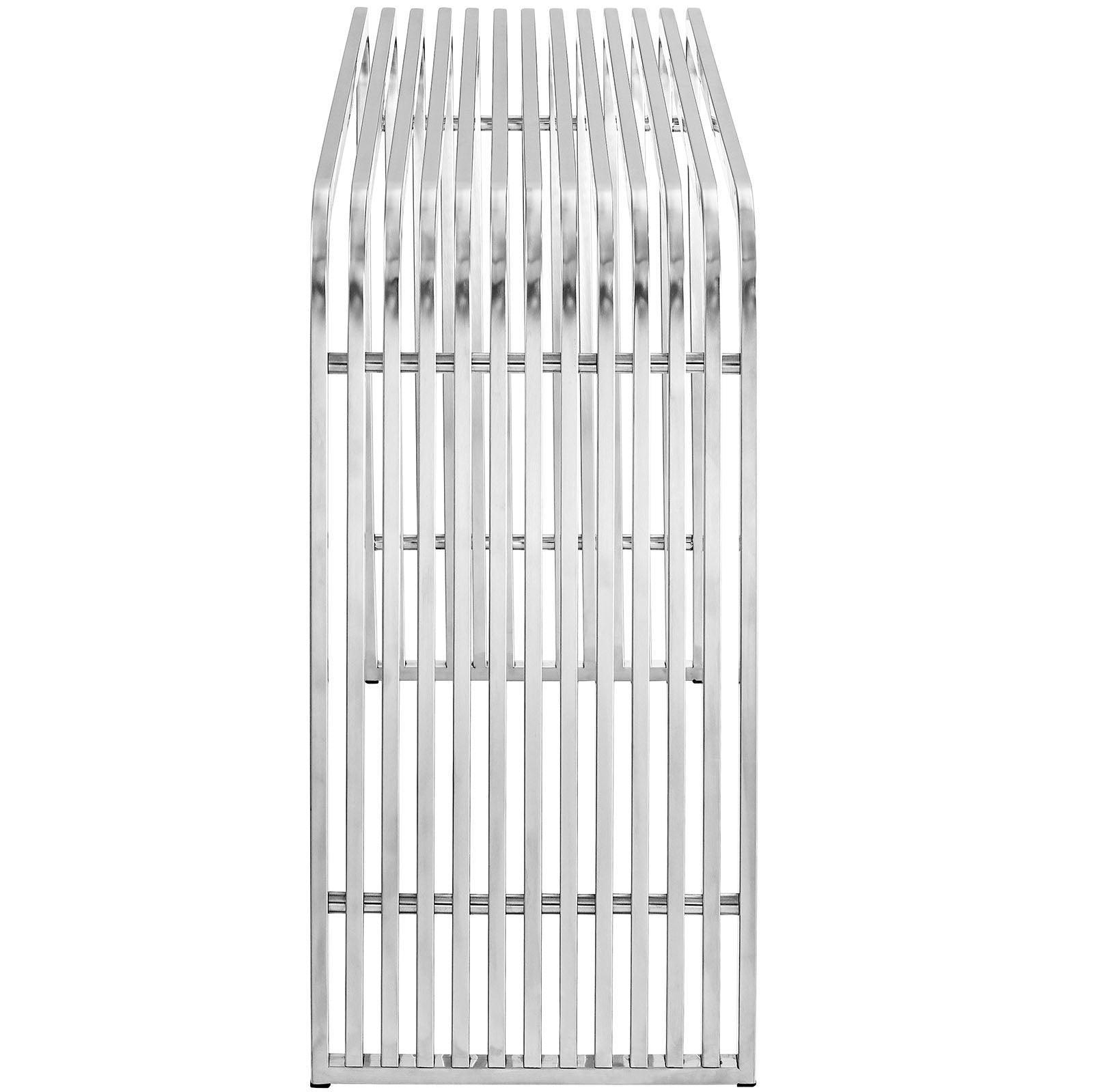 Modway Pipe Stainless Steel Console Table FredCo