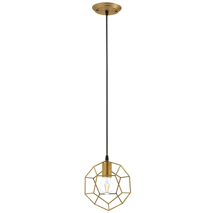 Modway Pique Gold Metal Ceiling Fixture FredCo
