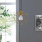 Modway Pique Gold Metal Ceiling Fixture FredCo