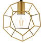 Modway Pique Gold Metal Ceiling Fixture FredCo