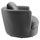 Modway Pirouette Performance Velvet Swivel Armchair FredCo