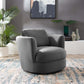 Modway Pirouette Performance Velvet Swivel Armchair FredCo