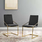 Modway Pitch Dining Armchair Performance Velvet Set of 2 FredCo