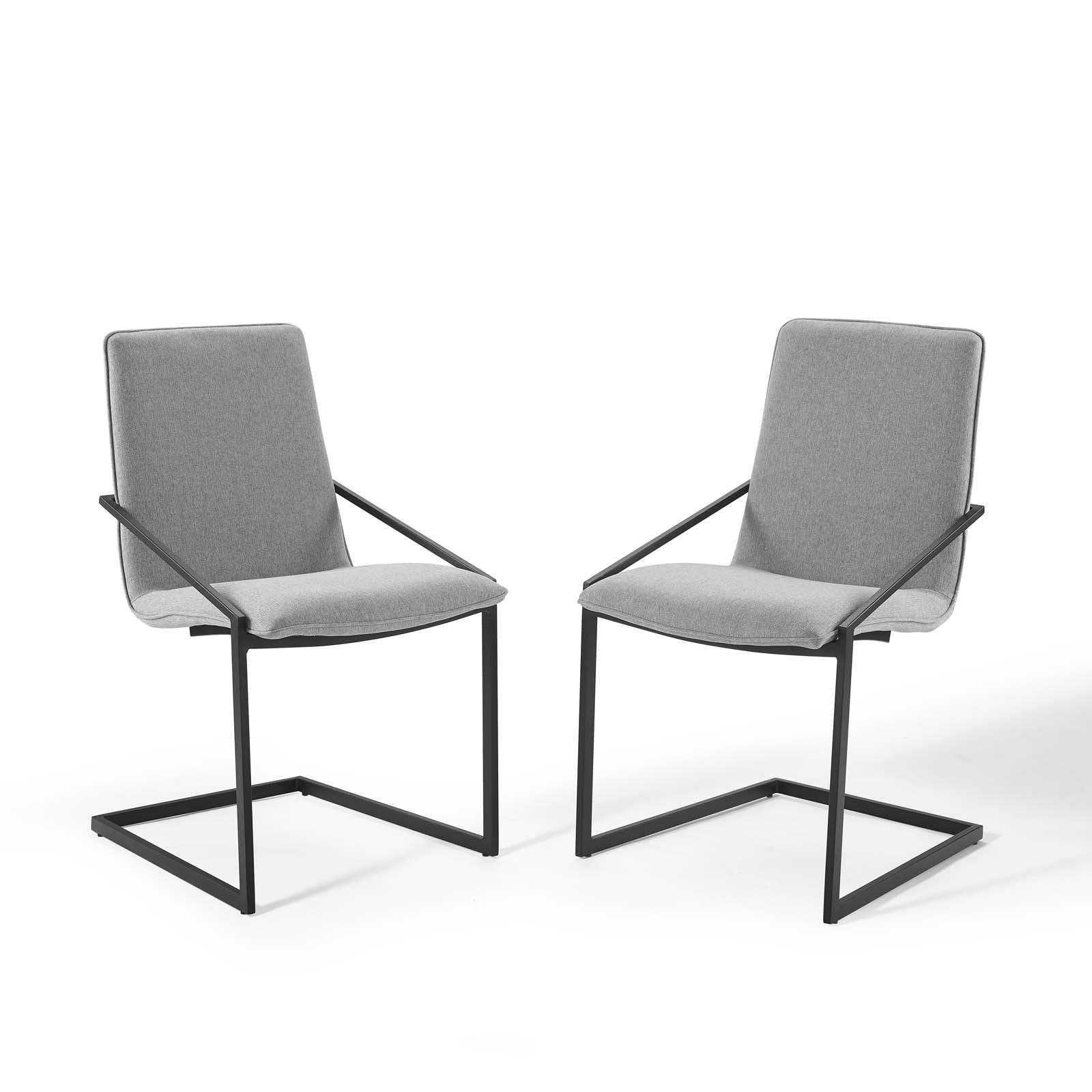 Modway Pitch Dining Armchair Upholstered Fabric Set of 2 FredCo
