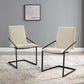 Modway Pitch Dining Armchair Upholstered Fabric Set of 2 FredCo