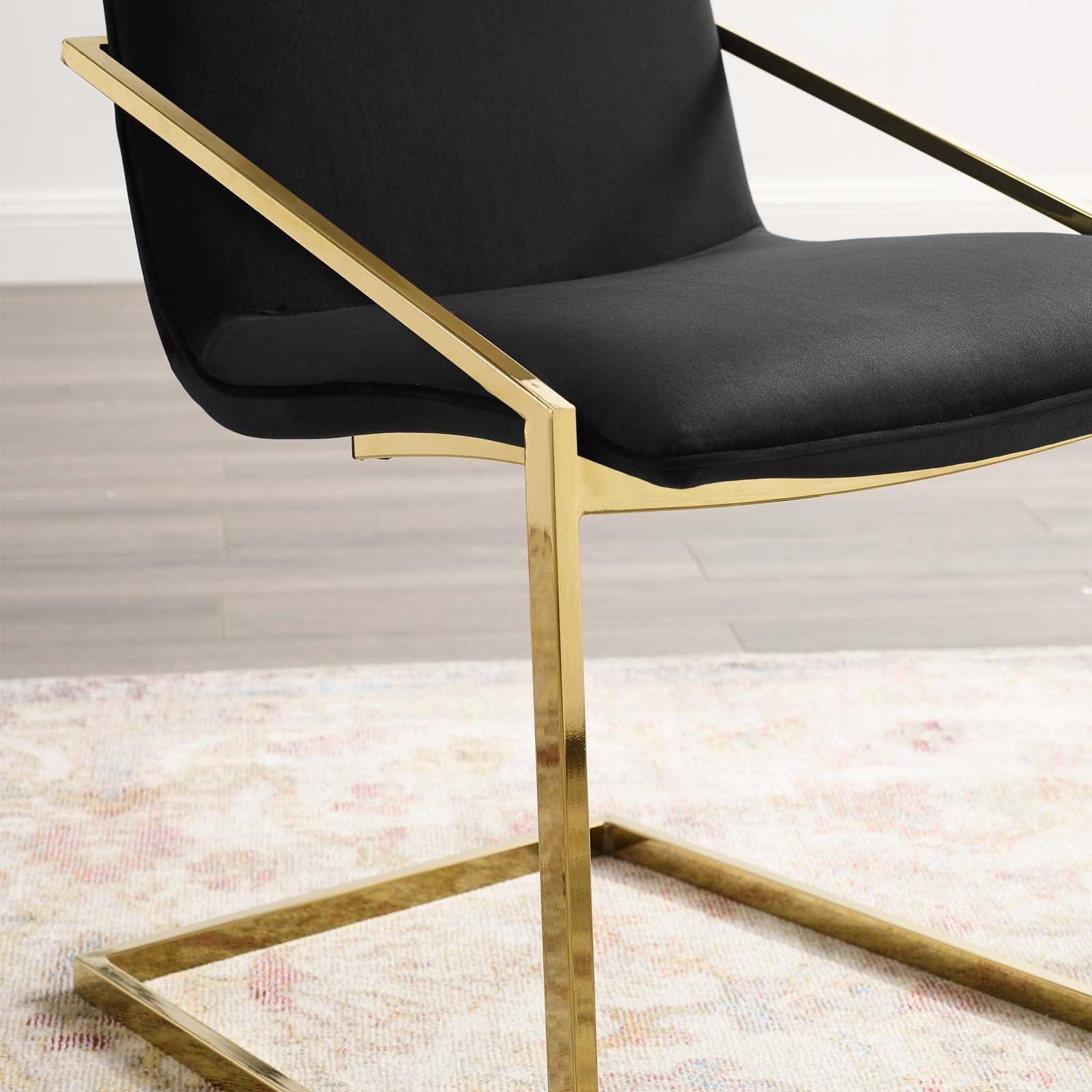 Modway Pitch Performance Velvet Dining Armchair FredCo