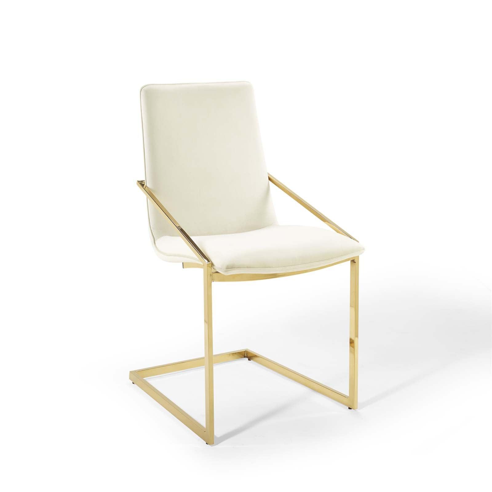 Modway Pitch Performance Velvet Dining Armchair FredCo