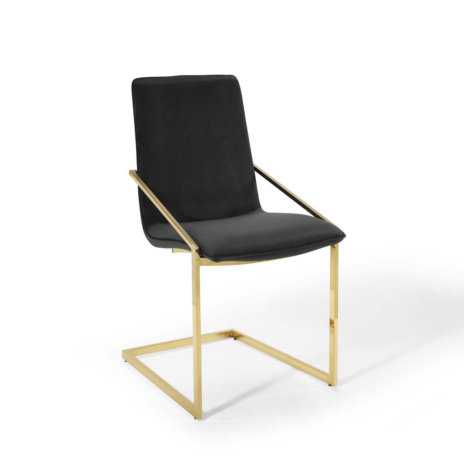 Modway Pitch Performance Velvet Dining Armchair FredCo