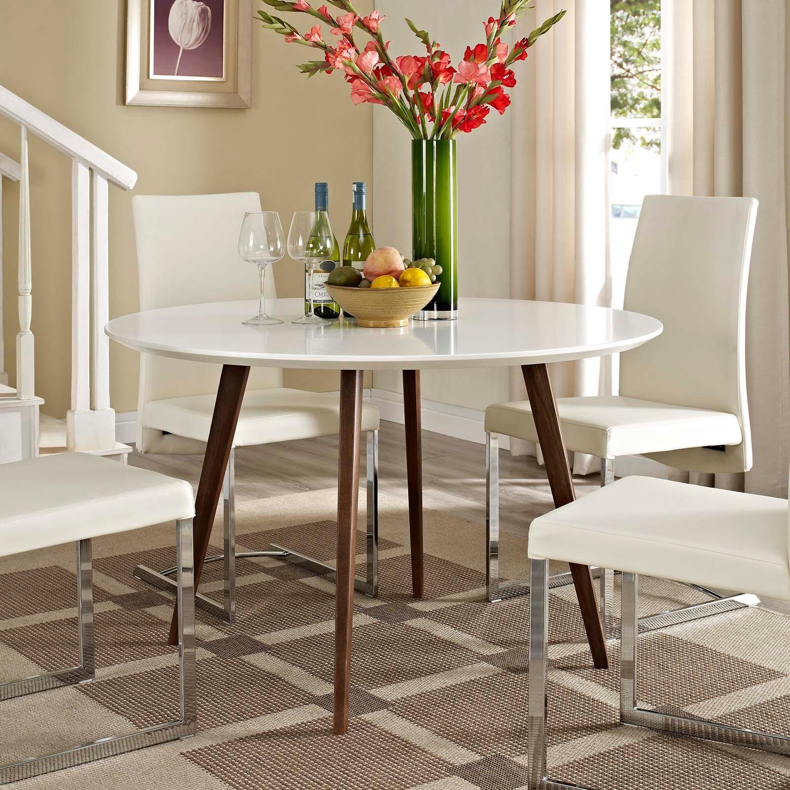 Modway Platter Round Dining Table FredCo