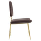 Modway Ponder Antique Faux Leather Dining Side Chair FredCo