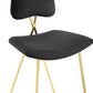 Modway Ponder Counter Stool Performance Velvet Set of 2 FredCo