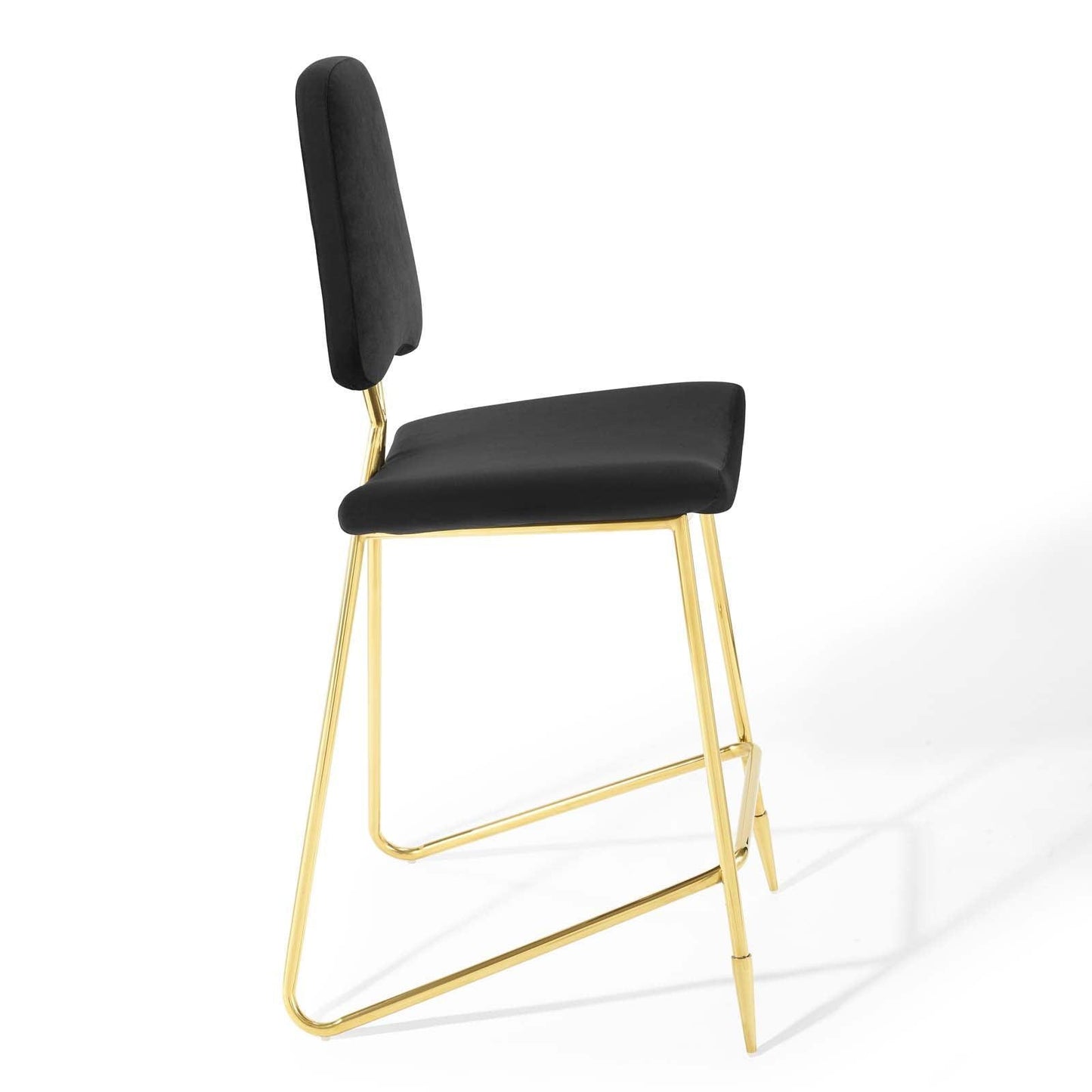 Modway Ponder Performance Velvet Bar Stool FredCo