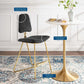 Modway Ponder Performance Velvet Bar Stool FredCo