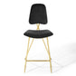 Modway Ponder Performance Velvet Bar Stool FredCo