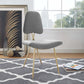 Modway Ponder Performance Velvet Dining Side Chair FredCo