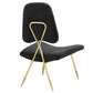 Modway Ponder Performance Velvet Lounge Chair FredCo