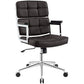 Modway Portray Highback Upholstered Vinyl Office Chair FredCo