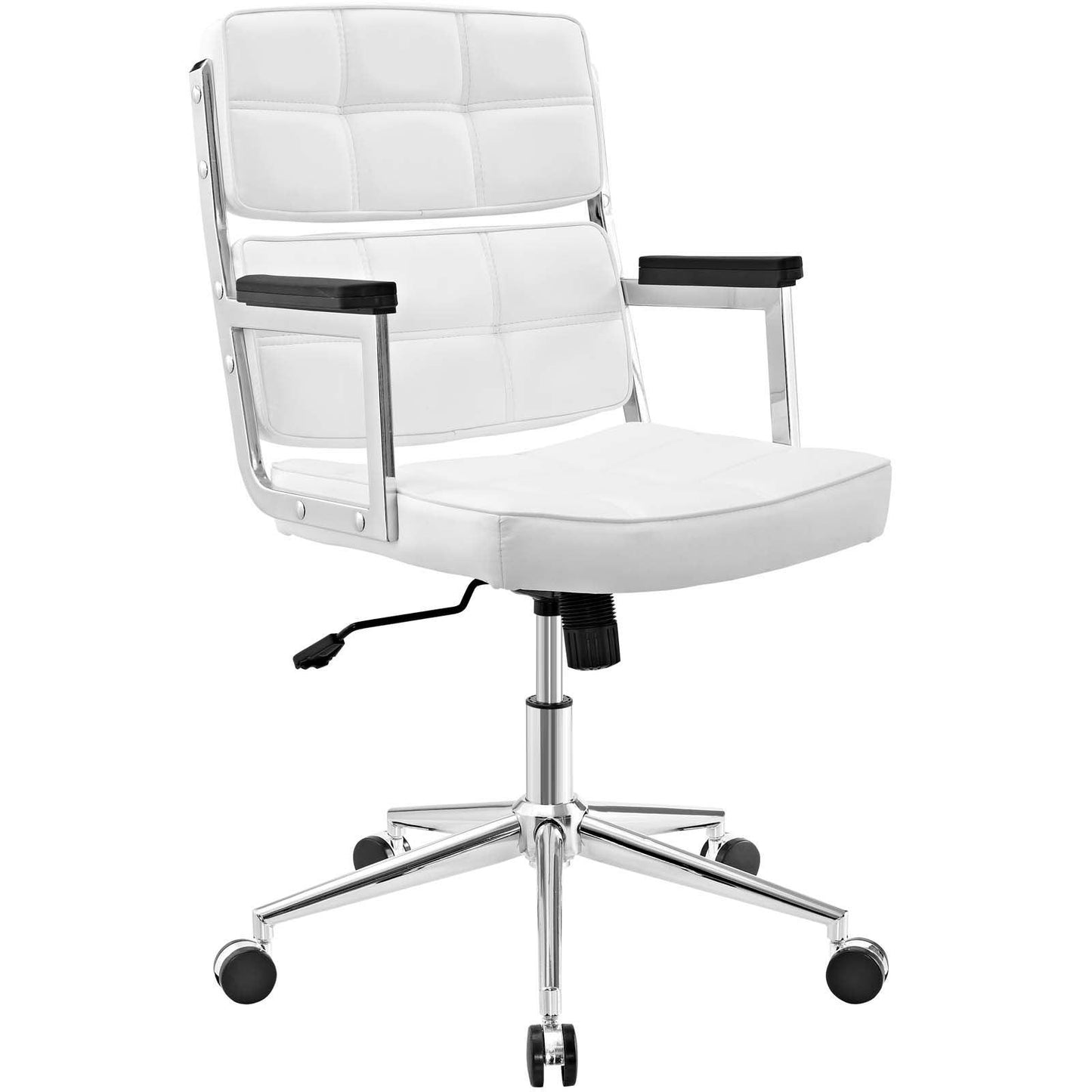 Modway Portray Highback Upholstered Vinyl Office Chair FredCo