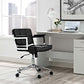 Modway Portray Mid Back Upholstered Vinyl Office Chair FredCo