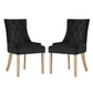 Modway Pose Dining Chair Performance Velvet Set of 2 FredCo