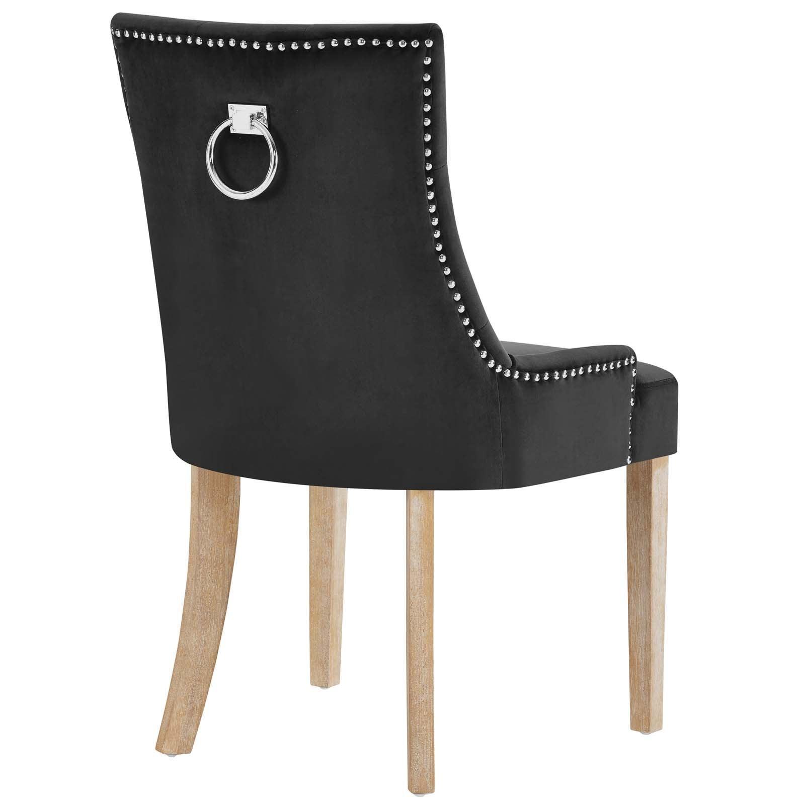 Modway Pose Dining Chair Performance Velvet Set of 4 FredCo