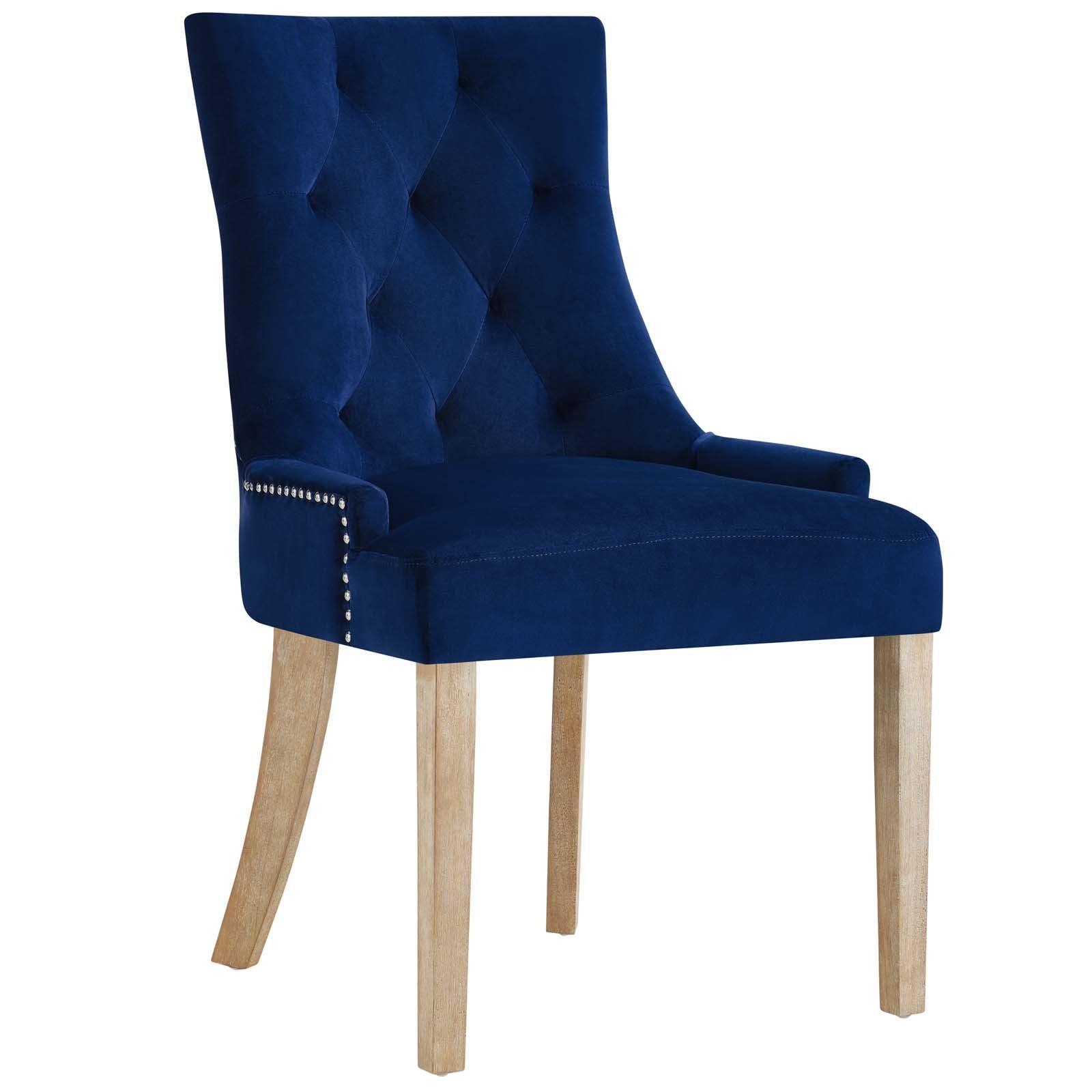 Modway Pose Performance Velvet Dining Chair FredCo