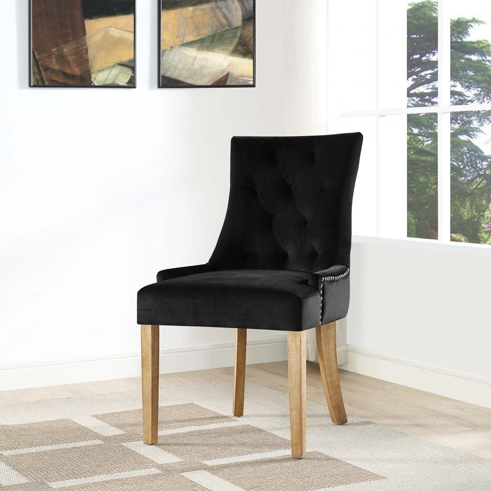 Modway Pose Performance Velvet Dining Chair FredCo