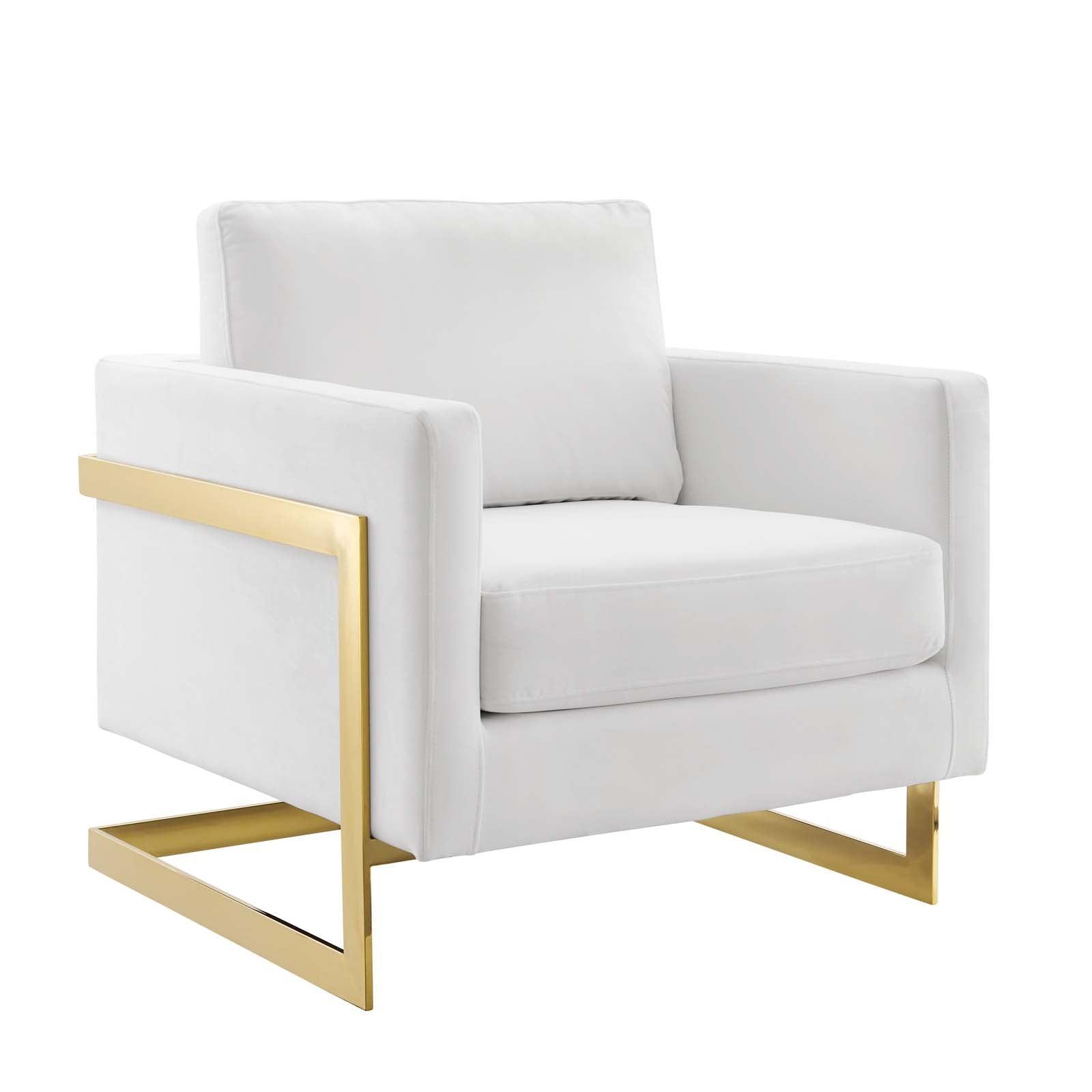 Modway Posse Performance Velvet Accent Chair FredCo