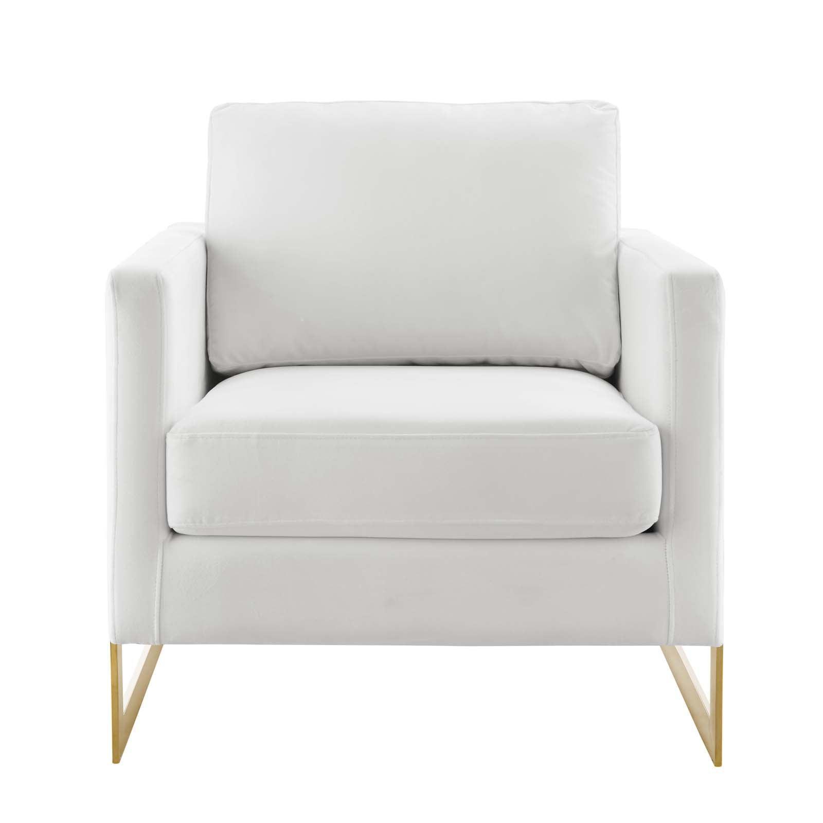 Modway Posse Performance Velvet Accent Chair FredCo