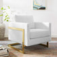 Modway Posse Performance Velvet Accent Chair FredCo