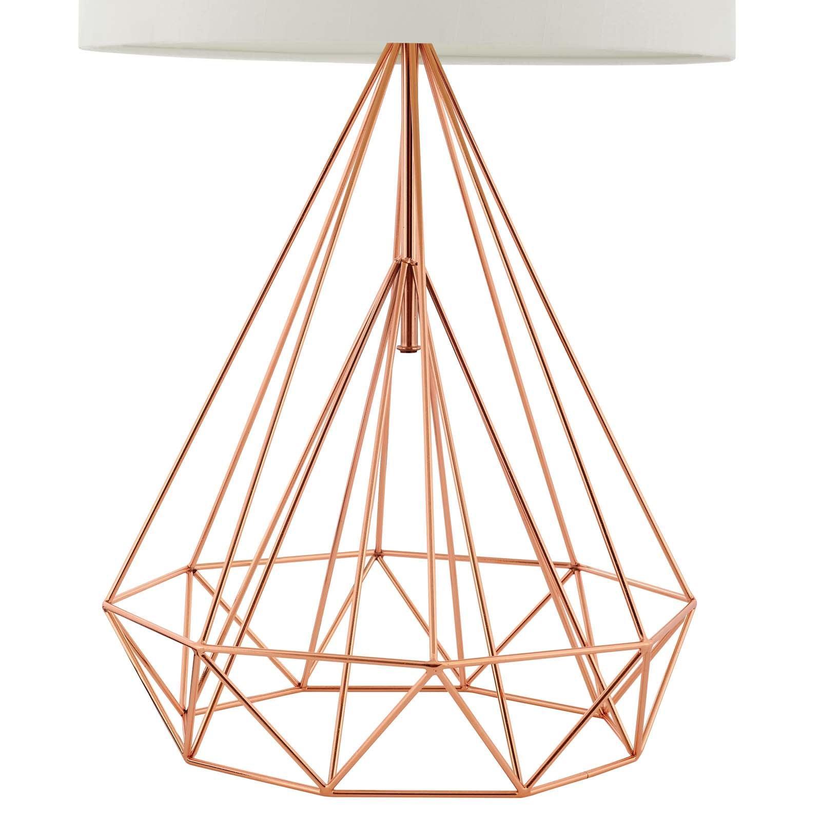 Modway Precious Rose Gold Table Lamp FredCo