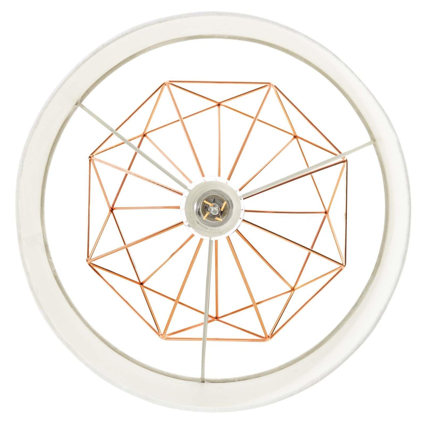 Modway Precious Rose Gold Table Lamp FredCo