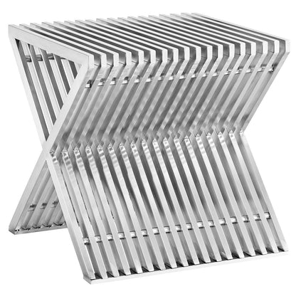 Modway Press Stainless Steel Side Table FredCo