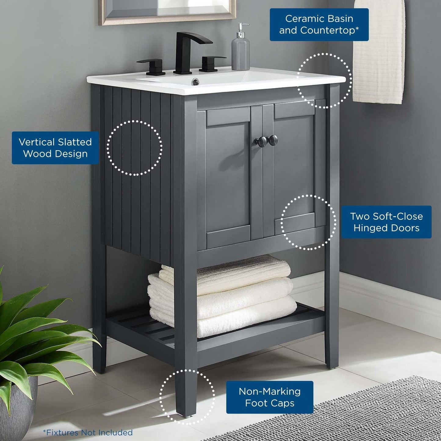 Modway Prestige 24" Bathroom Vanity FredCo