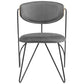 Modway Prevail Black Frame Dining and Accent Performance Velvet Chair FredCo