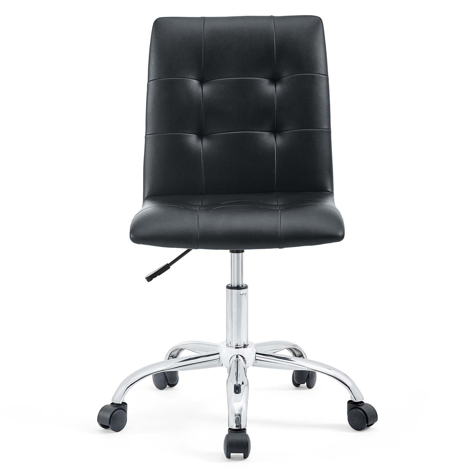 Modway Prim Armless Mid Back Office Chair FredCo